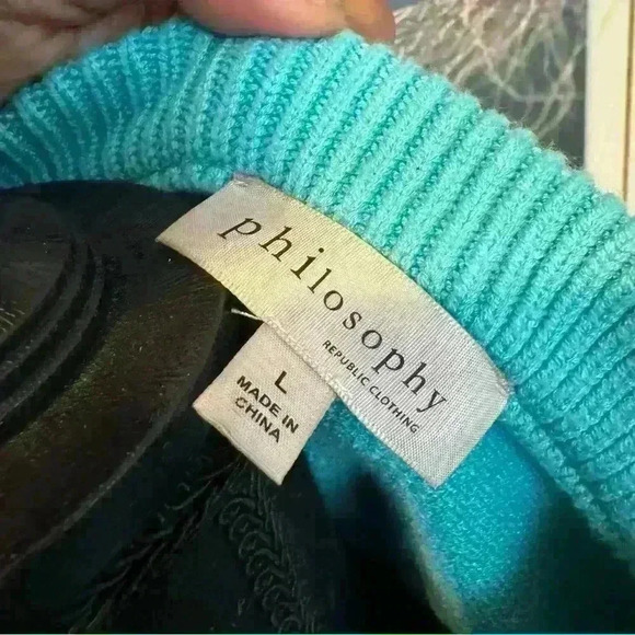 Philosophy Pullover Comfy Sweater Large - Picture 4 of 5